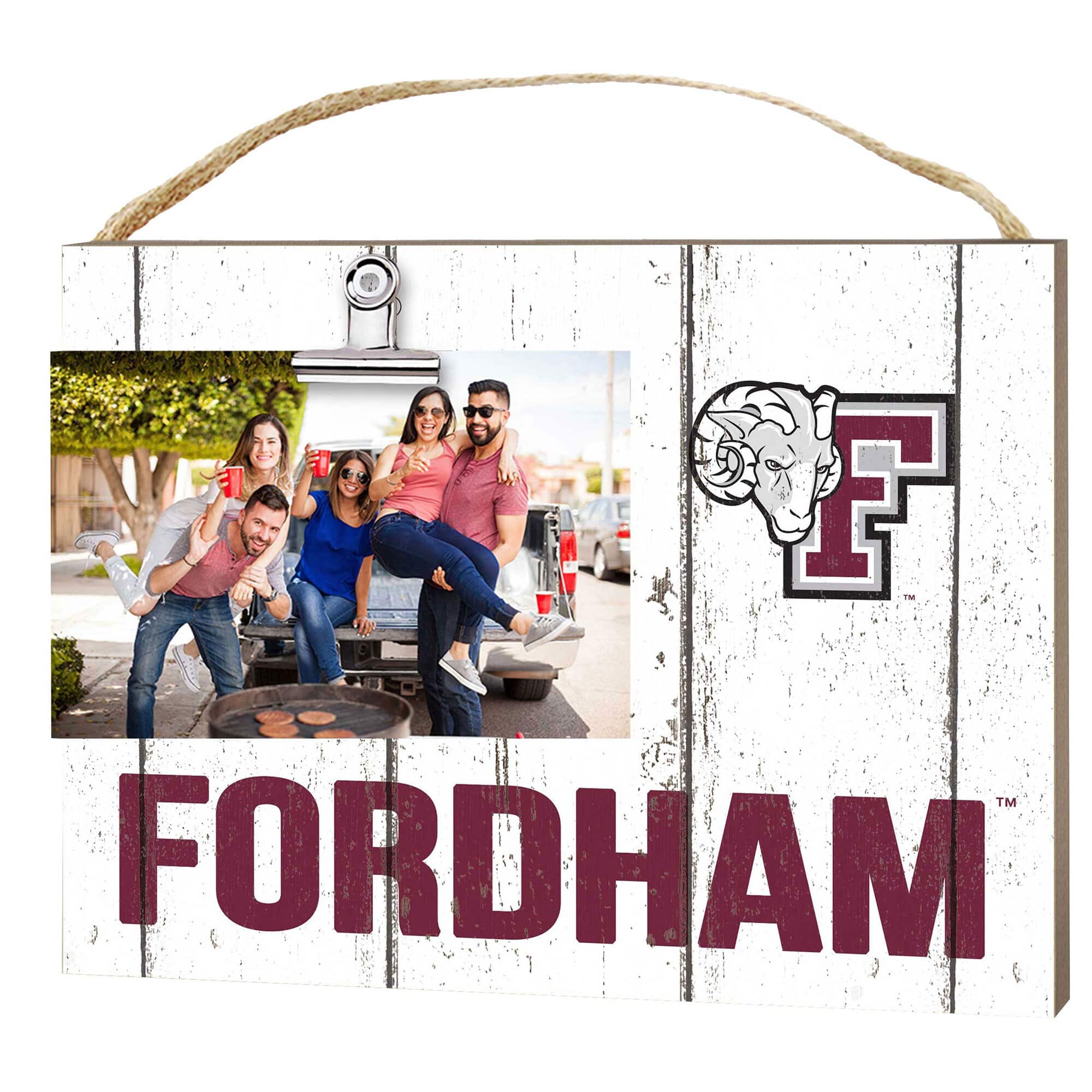 "Jardine - Fordham Rams 8"" x 10"" Weathered Clip It Frame - White" price history on PriceWatchPro