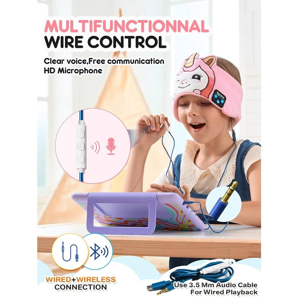 MULTIFUNCTIONAL WIRE CONTROL

Clear voice, Free communication HD Microphone

WIRED + WIRELESS CONNECTION

Use 3.5 Mm Audio Cable For Wired Playback
