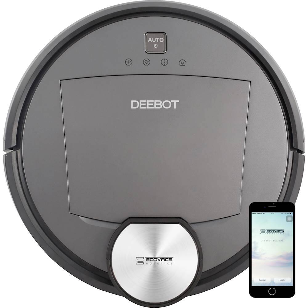 Best Buy ECOVACS Robotics DEEBOT R98 AppControlled Robot Vacuum Black