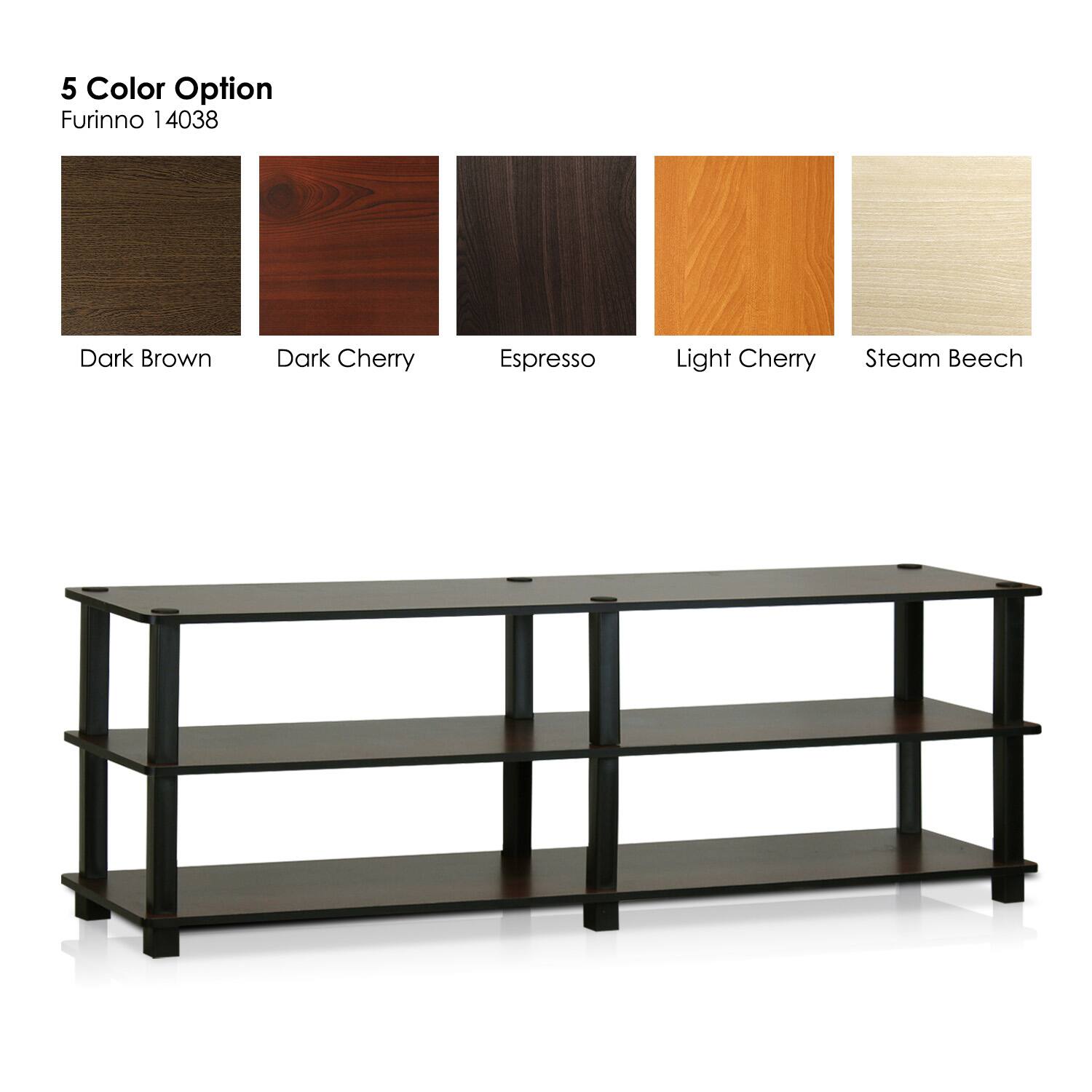 5 Color Option  
Furinno 14038  

- Dark Brown  
- Dark Cherry  
- Espresso  
- Light Cherry  
- Steam Beech