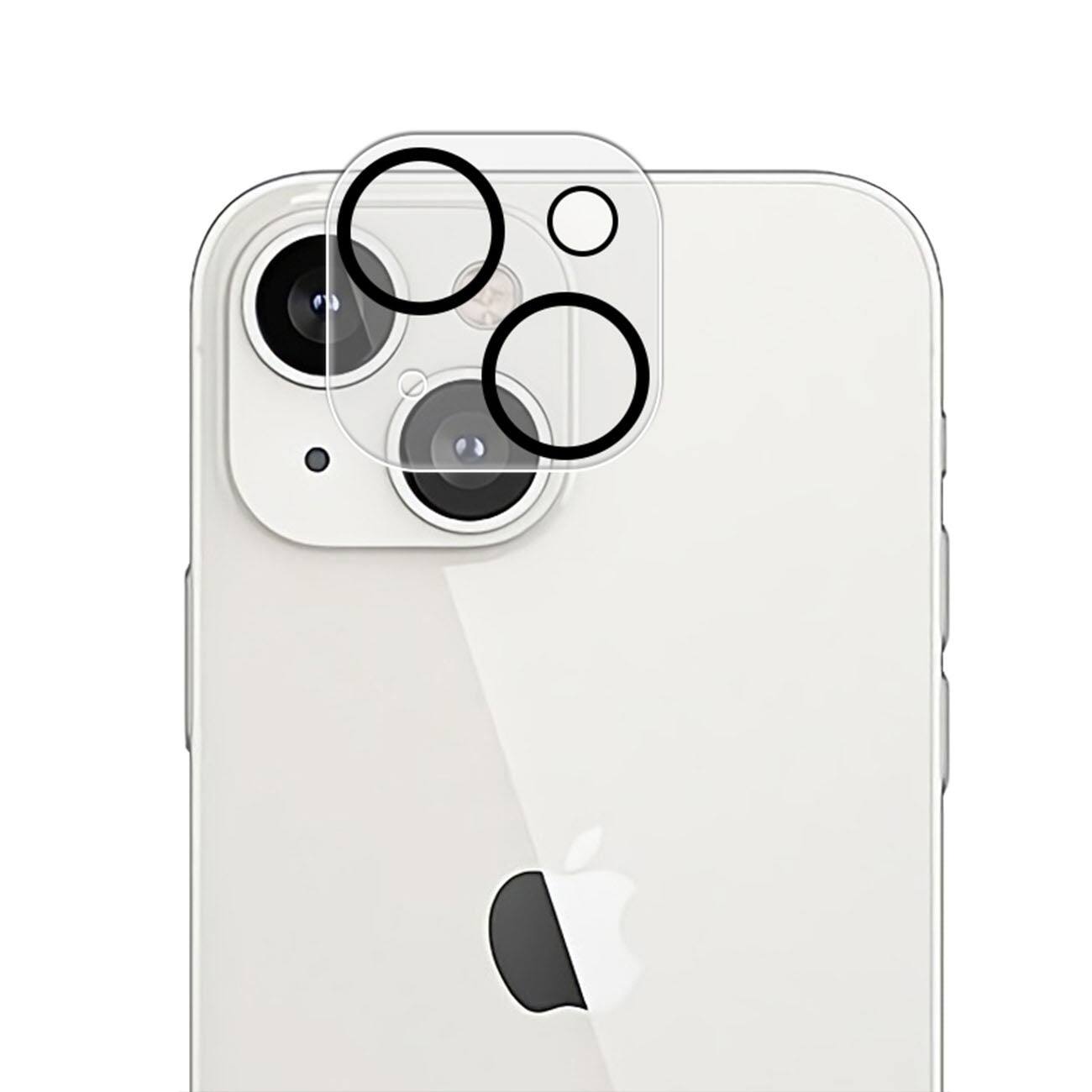 Front. Reiko - Scp25B-Iph15-15Plussl Camera Protector For Iphone 15/15 Plus In Silver - Silver.