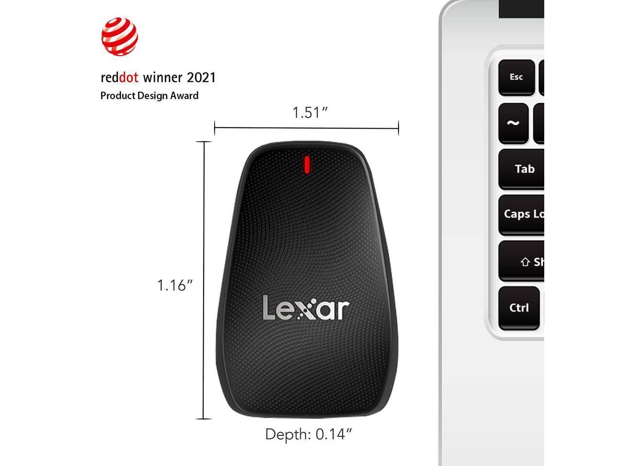 reddot winner 2021 Product Design Award

1.51" Esc Tab Caps La S 1.16" Lexar Ctrl Depth: 0.14"