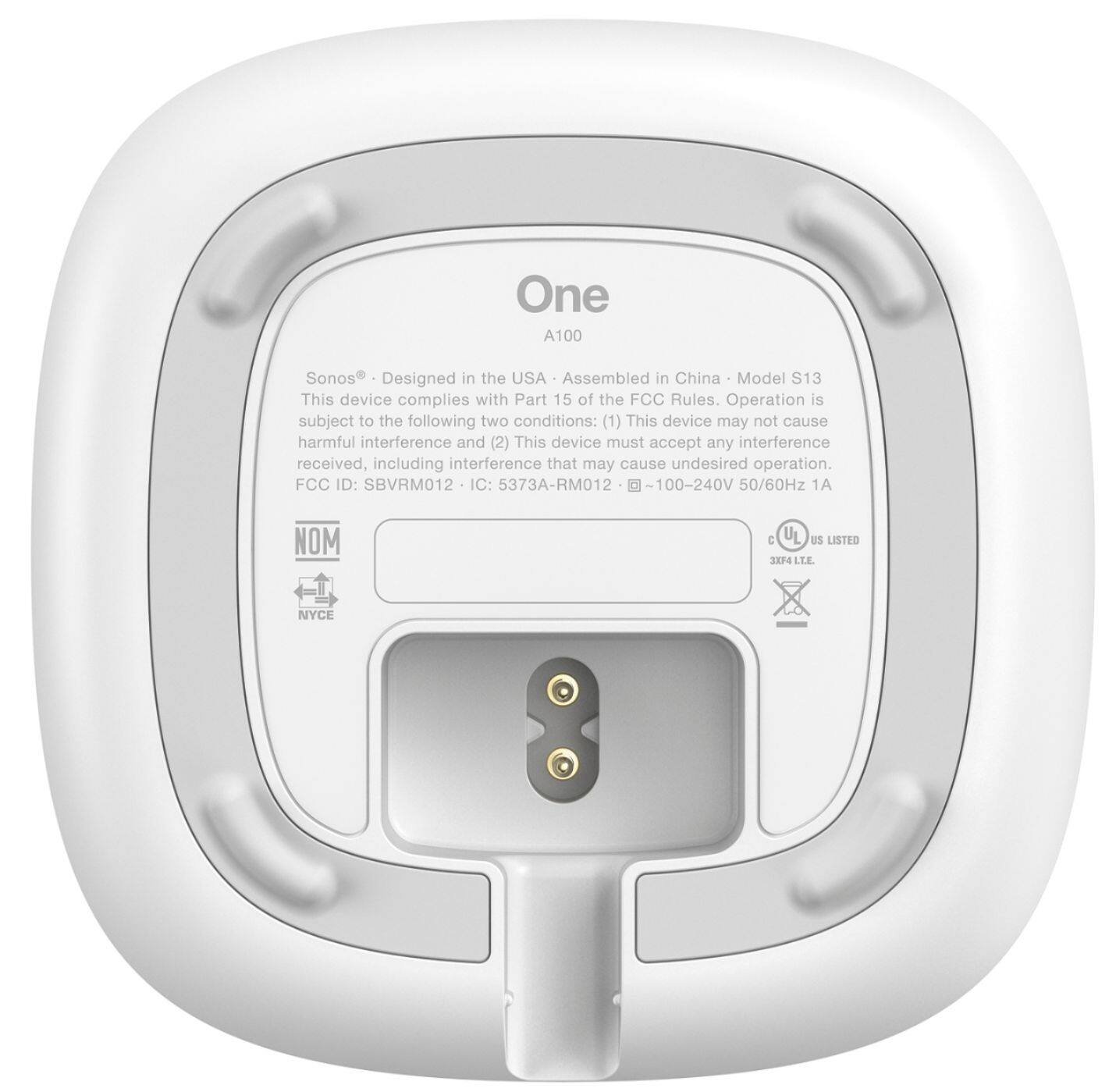 Alt View 14. Sonos - One (Gen 1) Wireless Speaker with Voice Control built-in - White.