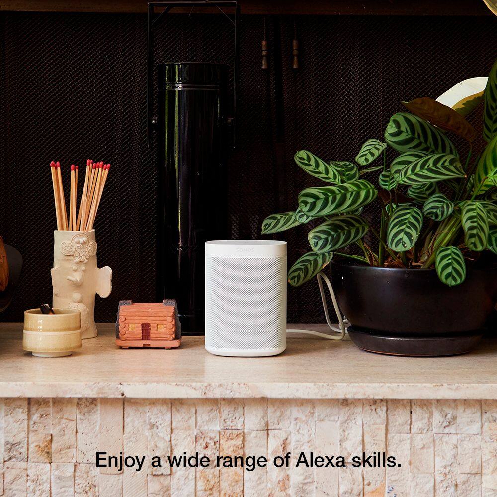 Alt View 15. Sonos - One (Gen 1) Wireless Speaker with Voice Control built-in - White.