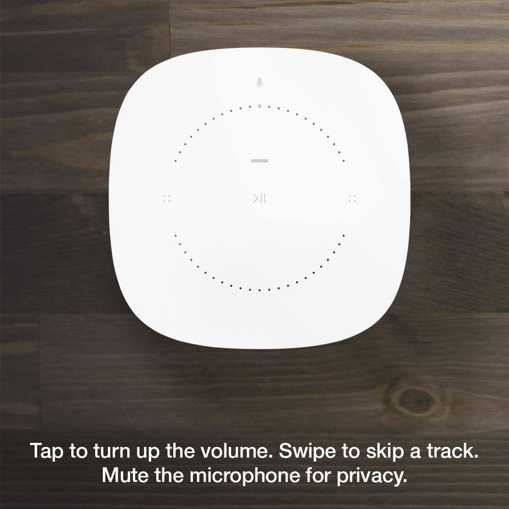 Alt View 18. Sonos - One (Gen 1) Wireless Speaker with Voice Control built-in - White.