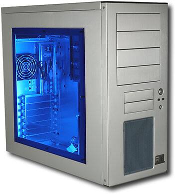 Angle Standard. Kingwin - Mid-Tower Aluminum Case - Silver.