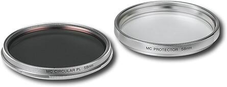 Front Standard. Sony - 58mm Circular Polarizing Filter Kit.