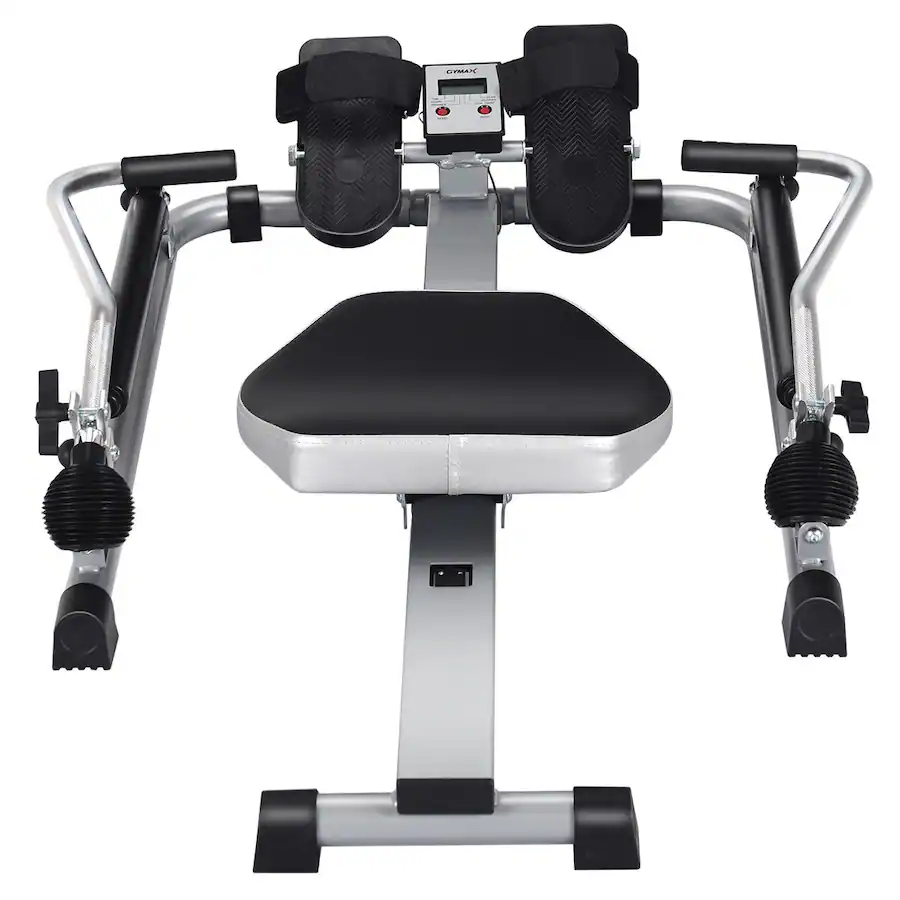 Best Buy Rower Costway Exercise Rowing Machine Rower with Adjustable Double Hydraulic ...