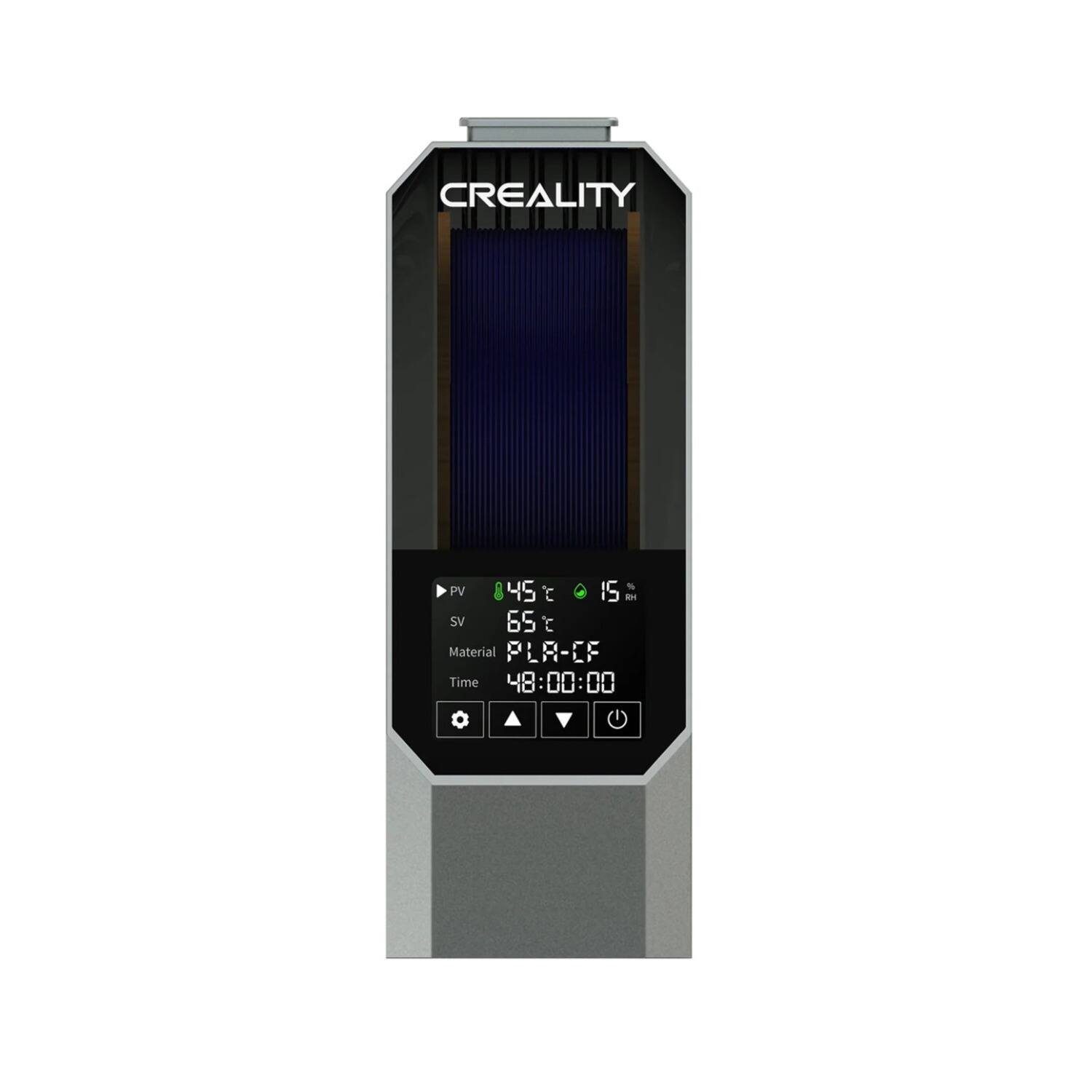 CREALITY  
PV 45°C  
SV 65°C  
Material PLA-CF  
Time 48:00:00