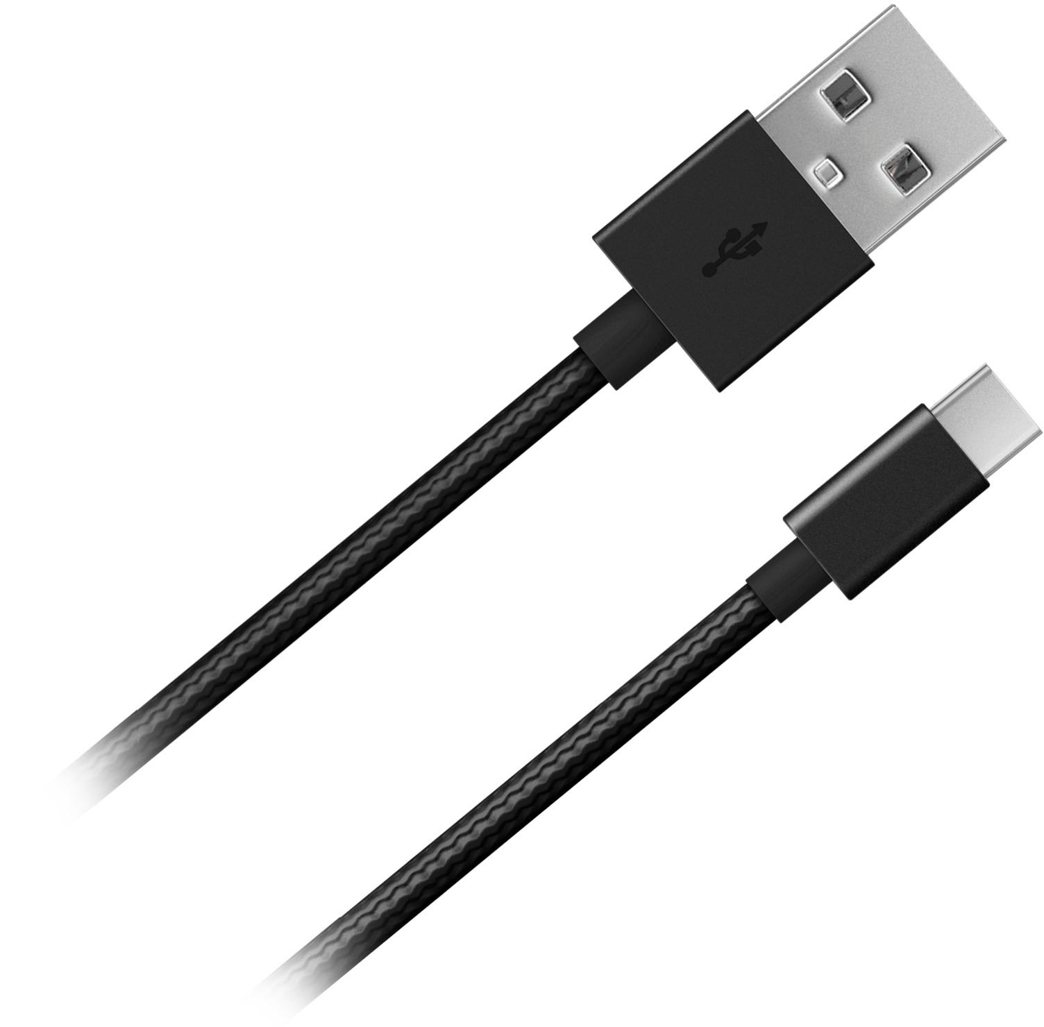 Best Buy: Just Wireless 6' USB Type C-to-USB Cable Black 13310