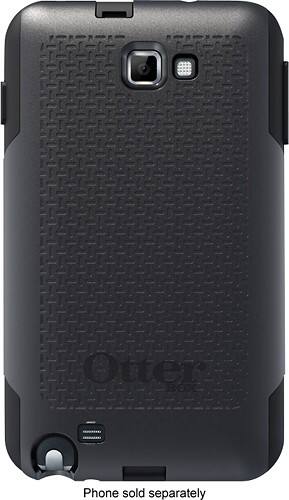 Front Standard. OtterBox - Commuter Series Case for Samsung Galaxy Note Mobile Phones - Black.