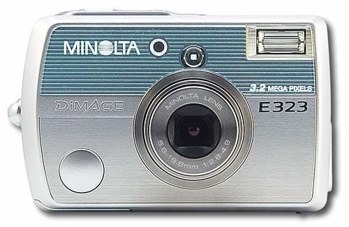 minolta dimage e323 digital camera