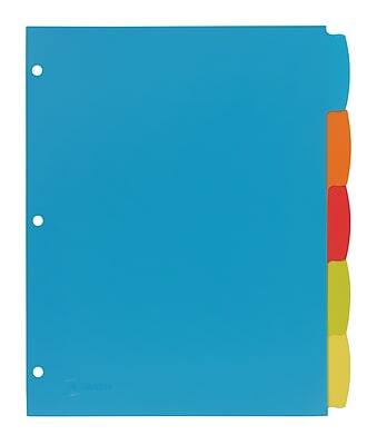 Alt View 5. Avery - Big Tab Write & Erase Plastic Dividers, 5 Tabs, Bright Multicolor - Multicolor.