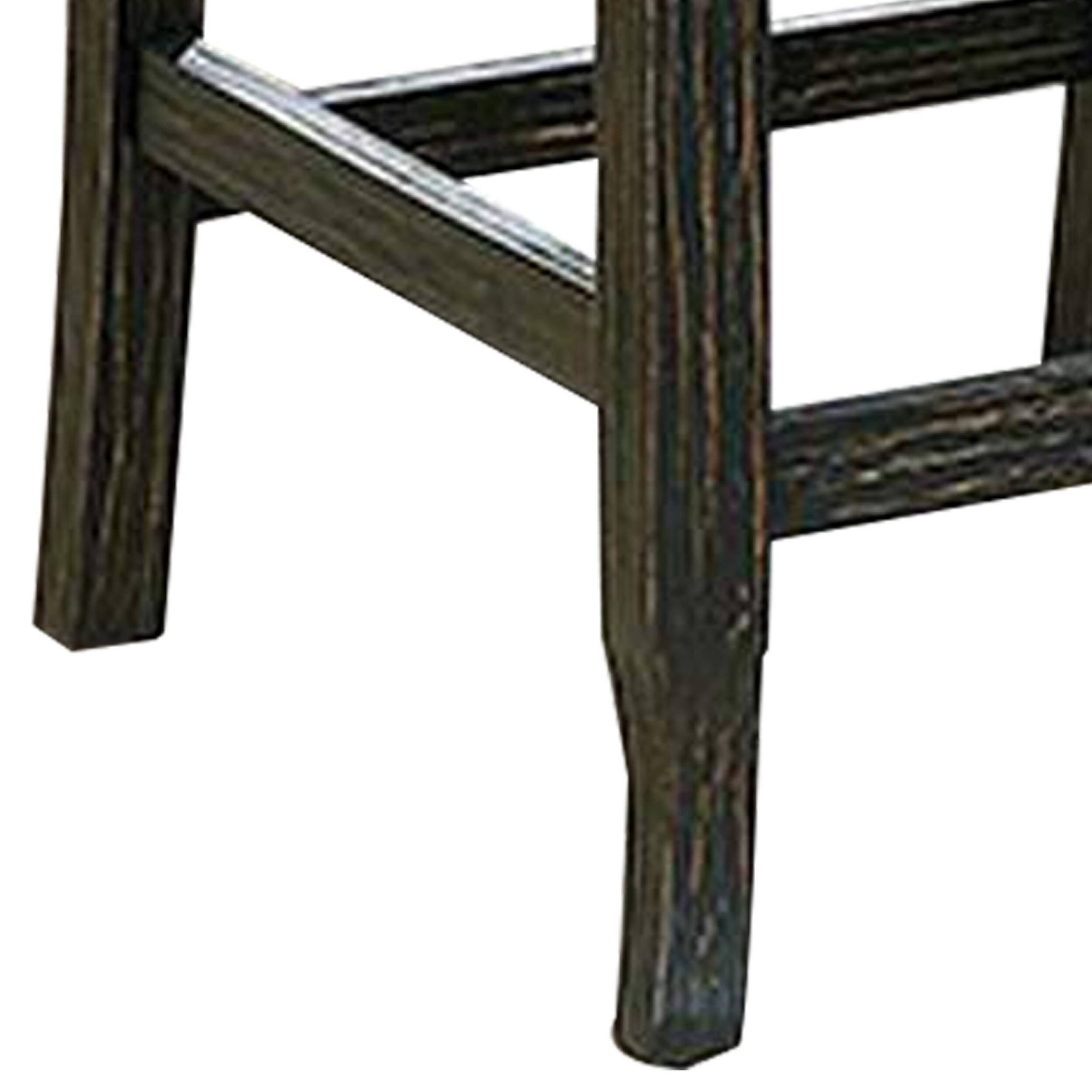 Alt View 3. Manhattan Lane - Bega 24 Inch Counter Height Chair, Set of 2, Wingback, Tufted - Gray, Antique Black.