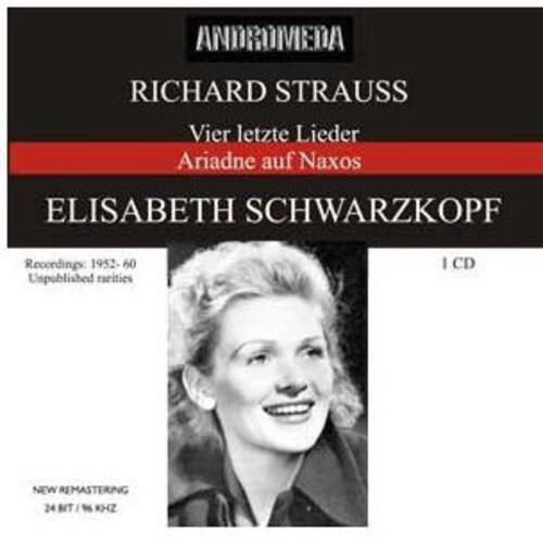 Richard Strauss - Vier Letzte Lieder Ariadne Au   - COMPACT DISCS [CD]