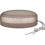 Front Zoom. Bang & Olufsen - Beoplay A1 Portable Bluetooth Speaker - Sand Stone.