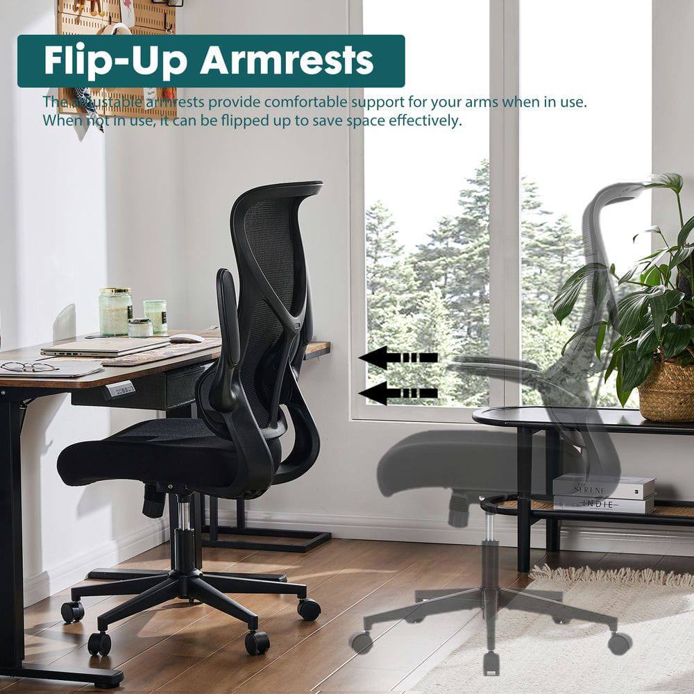 Flip-Up Armrests

The adjustable armrests provide comfortable support for your arms when in use. When not in use, it can be flipped up to save space effectively.