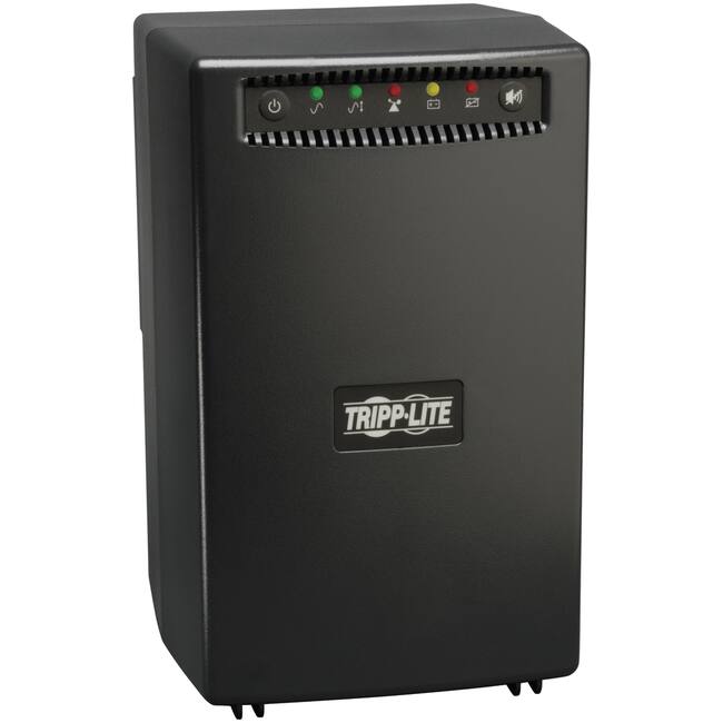 Front. Tripp Lite - Tripp Lite by Eaton UPS 1500VA 940W Battery Back Up Tower AVR 120V USB RJ11 RJ45 DSL - 1500VA/940W - 5 Minute Full Load - Unknown.