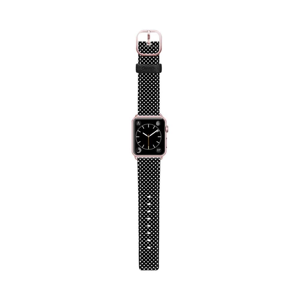 Angle. Casetify - Leather Watch Strap for Apple Watch™ 38mm - Black.