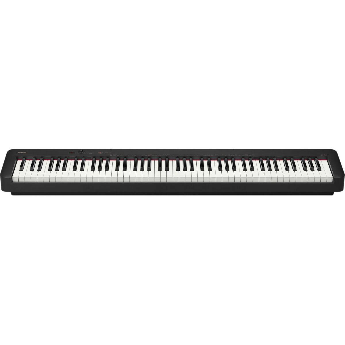 Alt View 9. Casio - Casio CDP-S160 88-Key Compact Piano Keyboard with Touch Response, Black, Bundle with H&A Studio Headphones, Stand,.