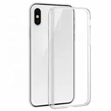 Front. Qixxronics - Phone Case for iPhone X Clear Case Shockproof Phone Case for iPhone X - Clear.