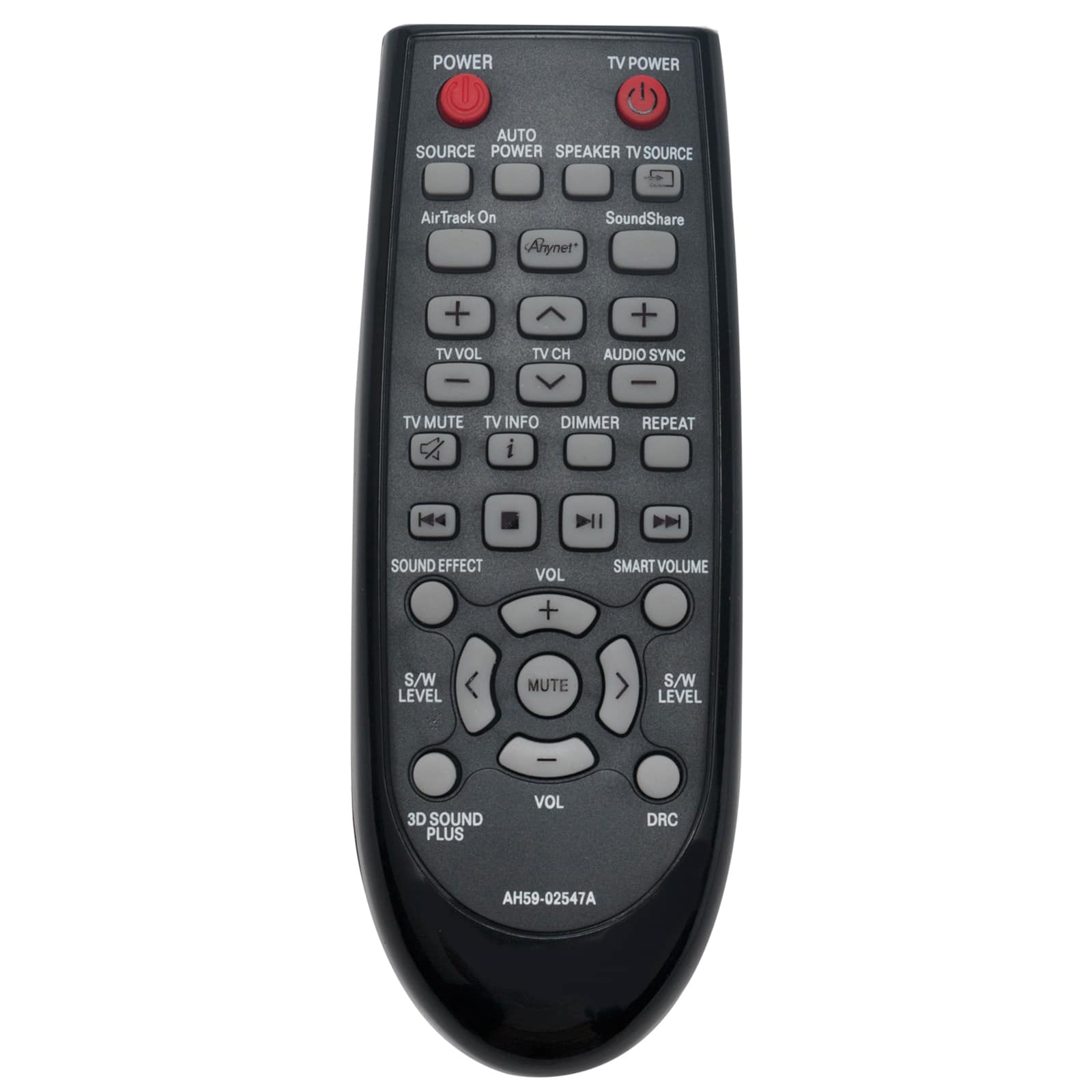 ZdalaMit - New AH59-02547A Replacement Remote Control fit for Samsung Soundbar Sound Bar Speaker System sub AH59-02547B - Black