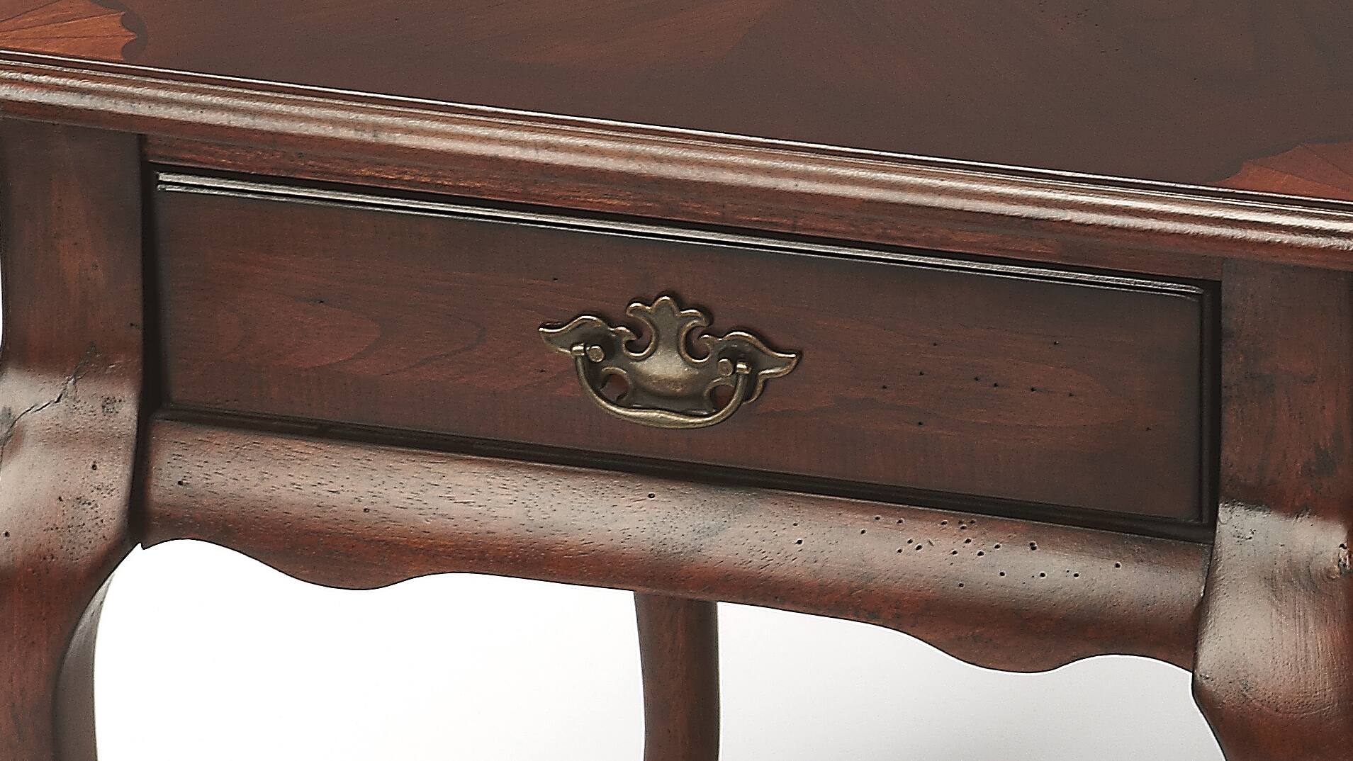Butler Specialty Grace 21 in. W Rectangular Wood Traditional Queen Anne ...