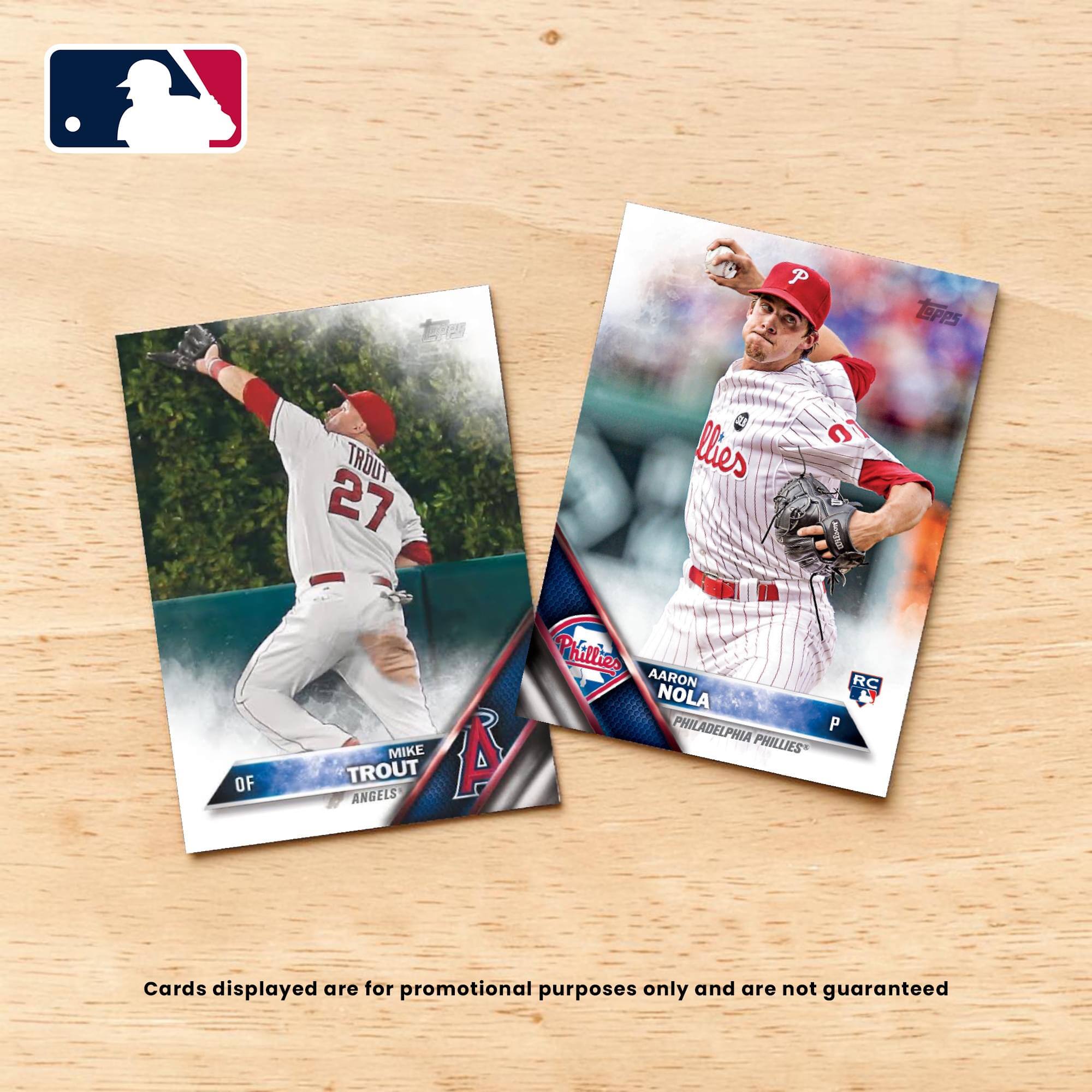 Pops of Trout 27 Mike Trout Angels  
6 C K Phillies Aaron Nola Philadelphia Phillies  
Cards displayed are for promotional purposes only and are not guaranteed