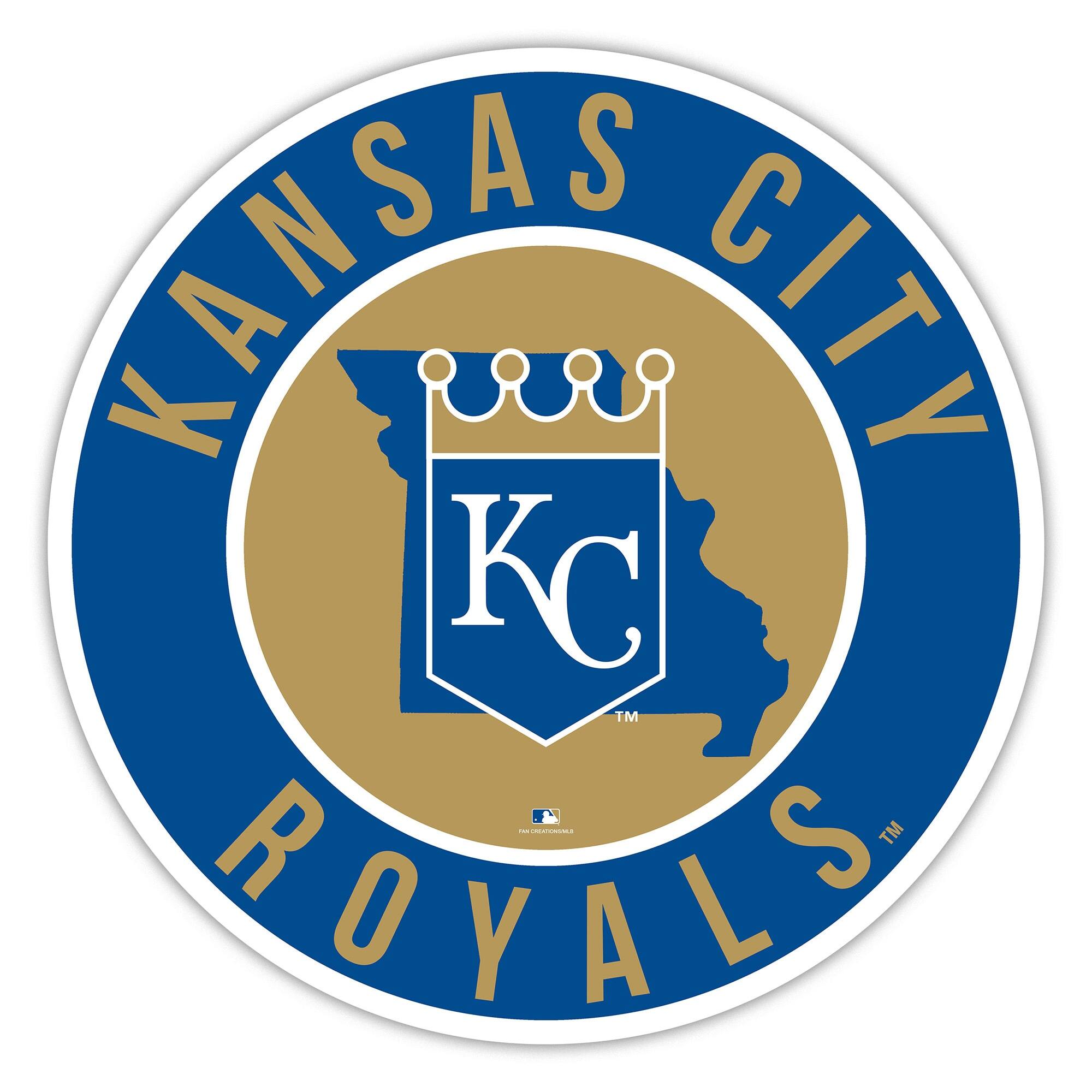 Kansas City Royals 15" State Circle Sign