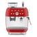 Front. SMEG - EGF03 Semi Automatic Espresso Machine - Red.