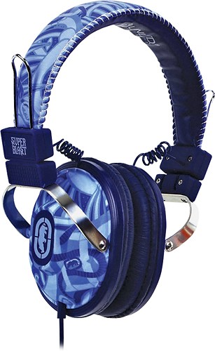  Ecko - Exhibit On-Ear Headphones - Blue Graffiti