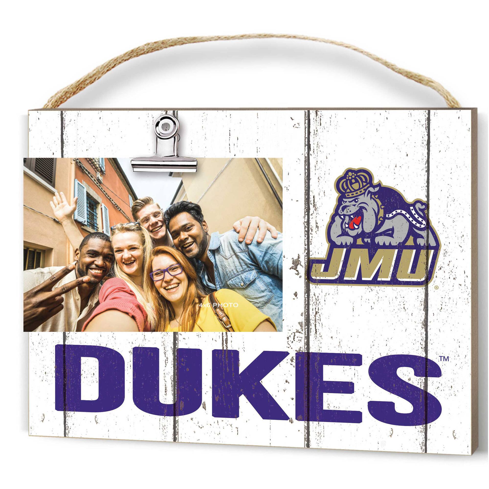 Jardine - James Madison Dukes 8'' x 10'' Weathered Clip It Frame - White