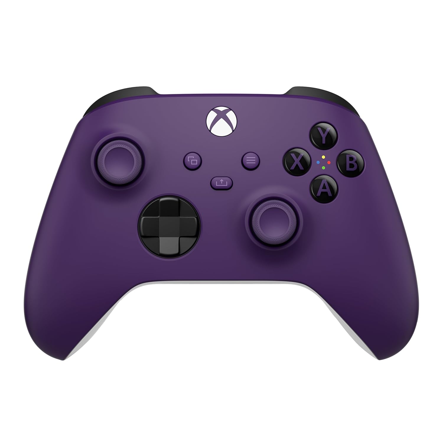 Angle. Microsoft - Xbox Wireless Controller for Series X, Series S, Windows with MightySkins Custom Skin Code - Astral Purple - Astral Purple.