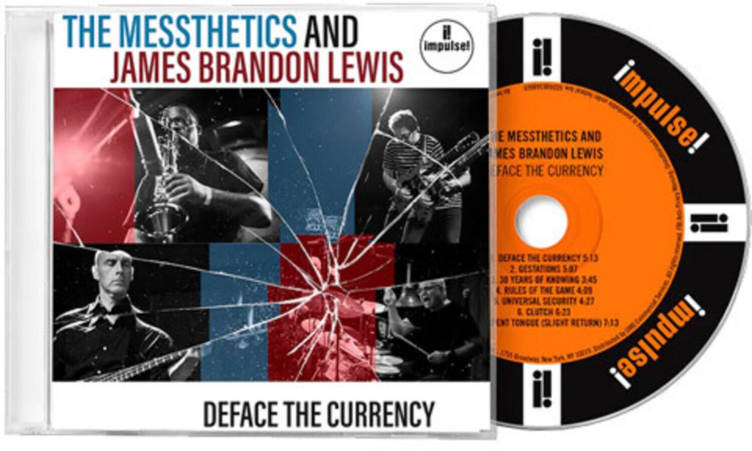 The Messthetics & James Brandon Lewis - Deface The Currency   - COMPACT DISCS [CD]