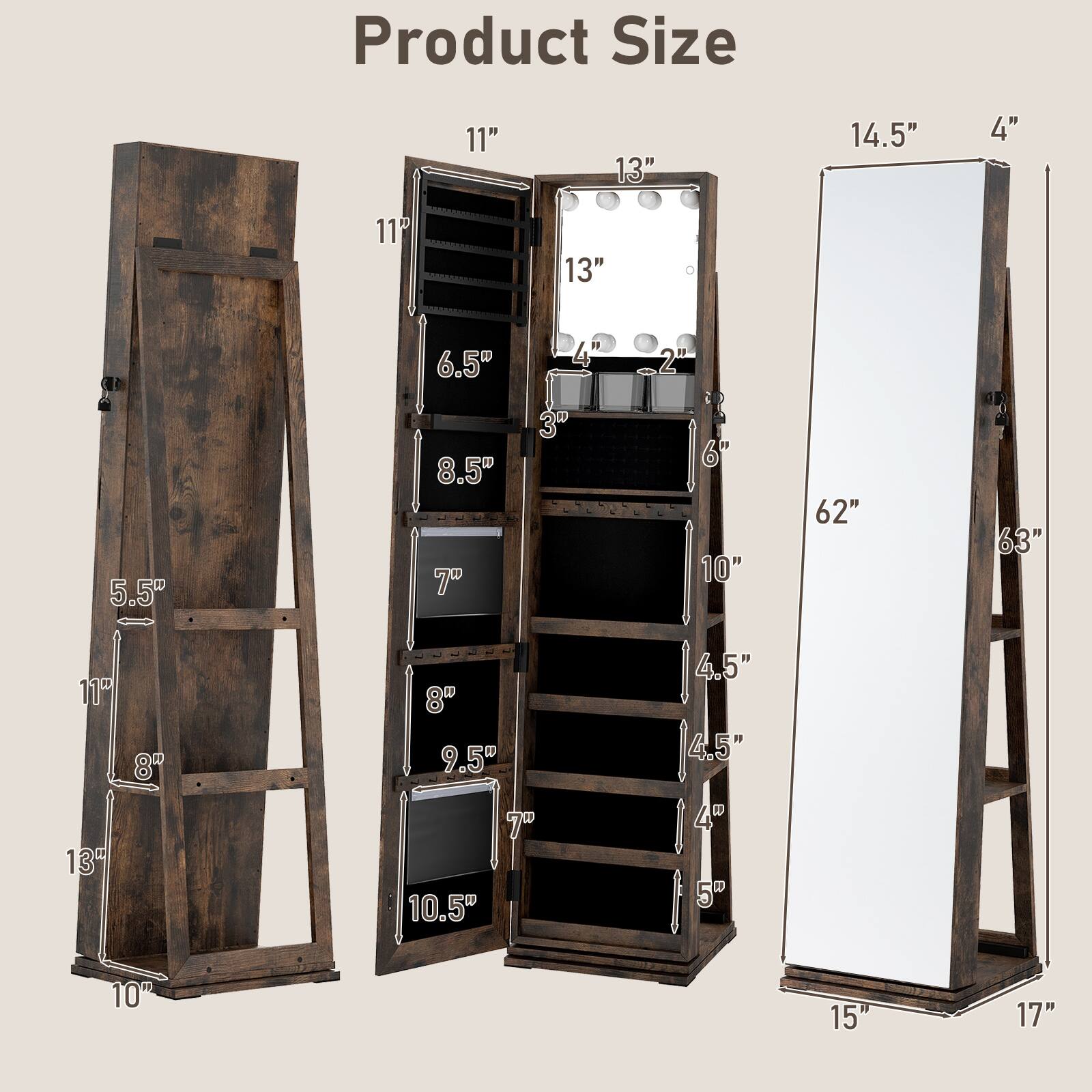 Product Size

- 11" x 10"
- 13" x 10"
- 14.5" x 17"
- 4" x 4"
- 5.5" x 8"
- 6.5" x 8.5"
- 7" x 9.5"
- 8" x 10.5"
- 13" x 10.5"
- 13" x 10"
- 4" x 2"
- 6" x 4.5"
- 62" x 15"
- 63" x 17"
