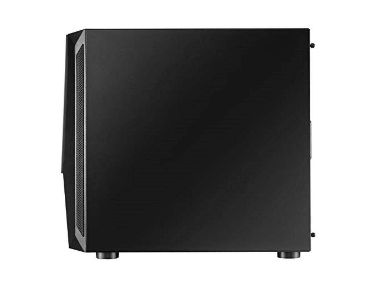 Alt View 2. SilverStone - silverstone technology stylish and distinct tempered glass micro-atx gaming chassis fara v1m pro - Silver.