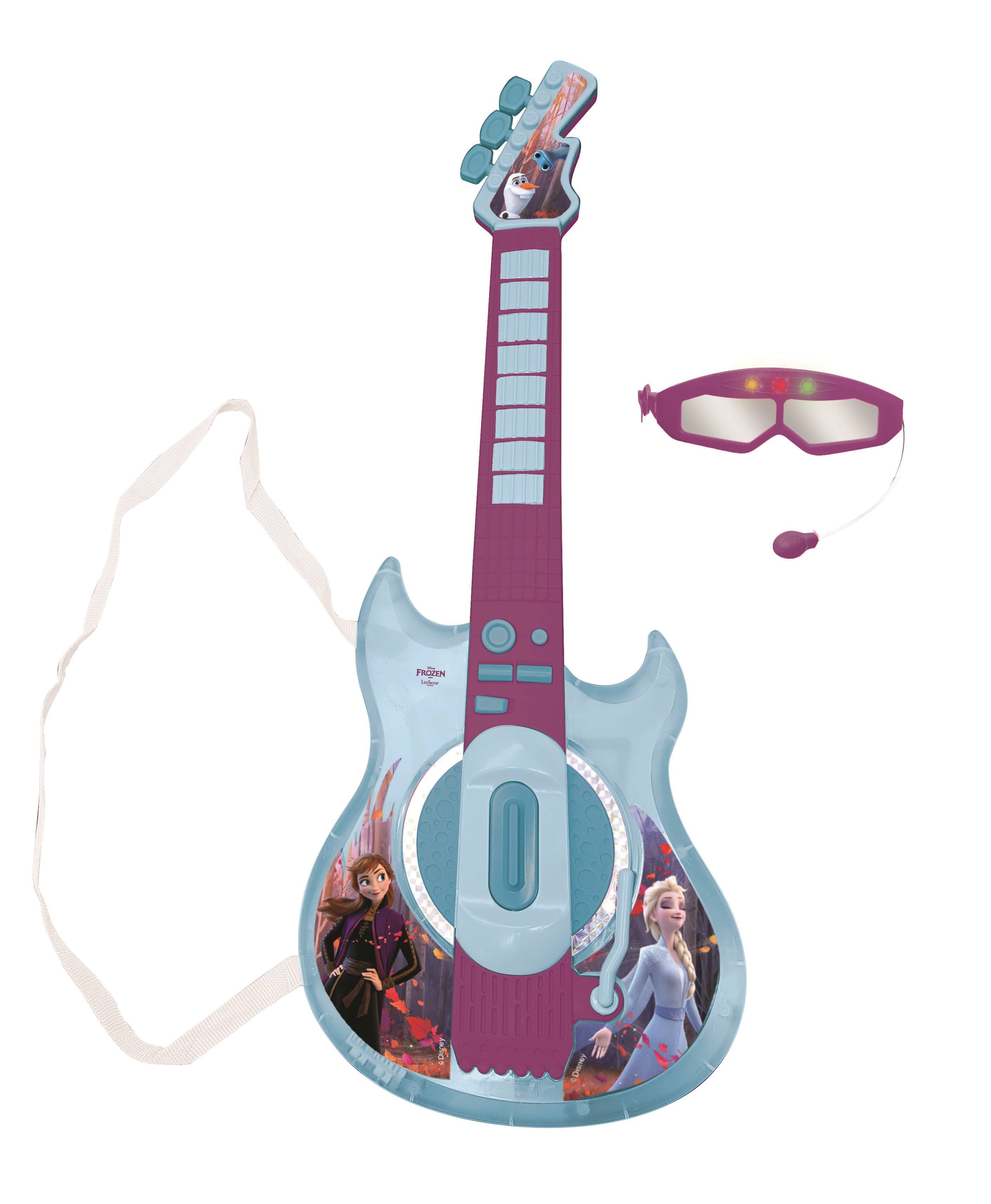 Alt View 9. Lexibook - Disney Frozen Electronic Lighting Guitar with Mic in Glasses Shape.
