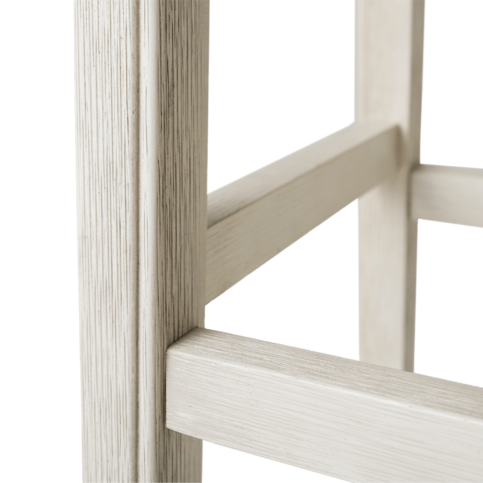 Alt View 8. Maven Lane - 31" Adrien Saddle Bar Stool In White Oak Finish With Fabric Upholstery - White Oak.