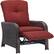 Alt View 4. Hanover - Strathmere Outdoor Reclining Armchair - Crimson Red.