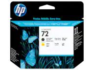 hp Precise. Reliable. Every time.
DESIGNJET 72
Matte Black Negro Mate Noir Mot Schwarz Matt
Yellow Amarillo Jaune Gelb