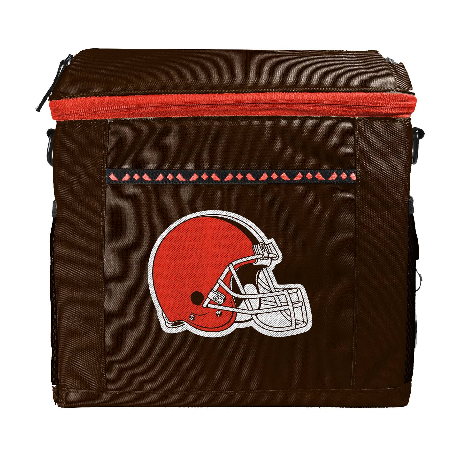 Front. Equip - Cleveland Browns Ice Kicker 24 Can Cooler - Brown.