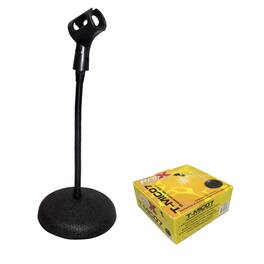 ProX - T-MIC07 Gooseneck Desktop Microphone Stand with 6" Round Base
