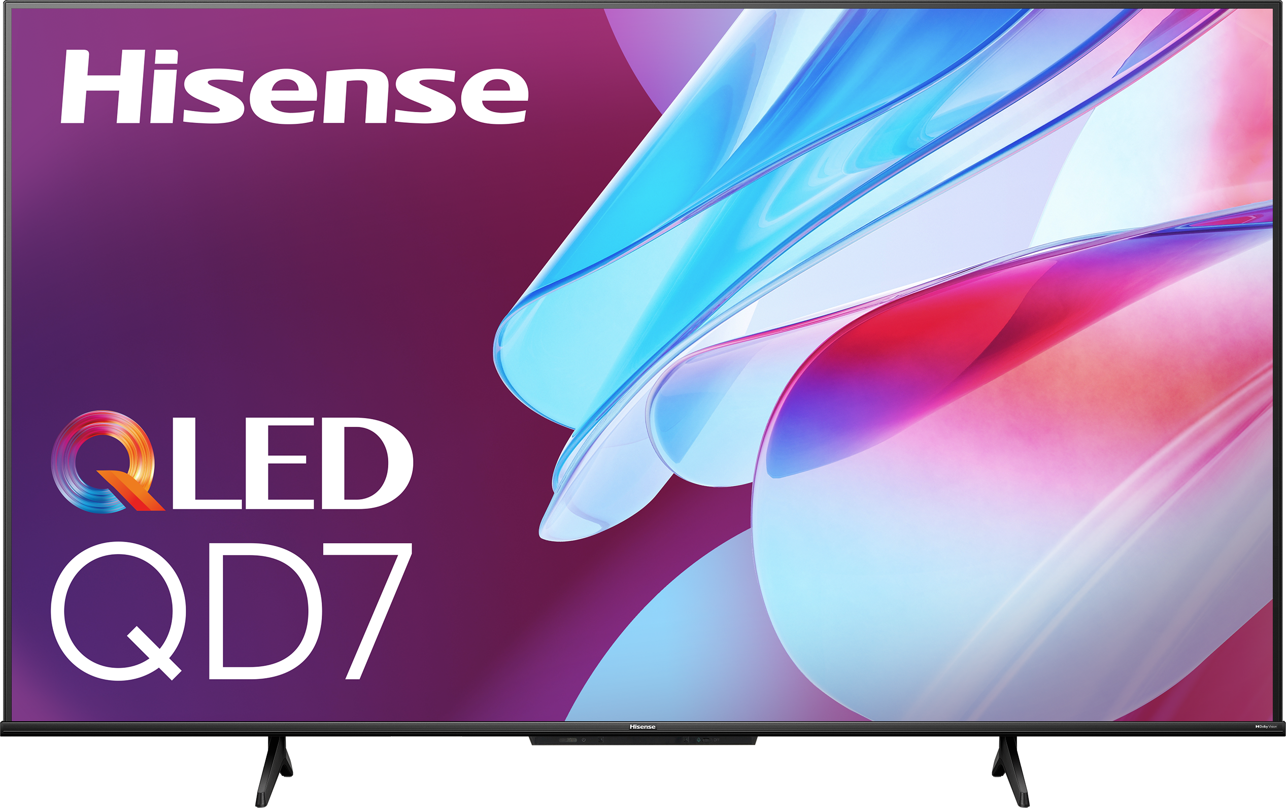 Hisense - 75" Class QD7 Series QLED 4K UHD Smart Google TV (2024) - Front_Zoom