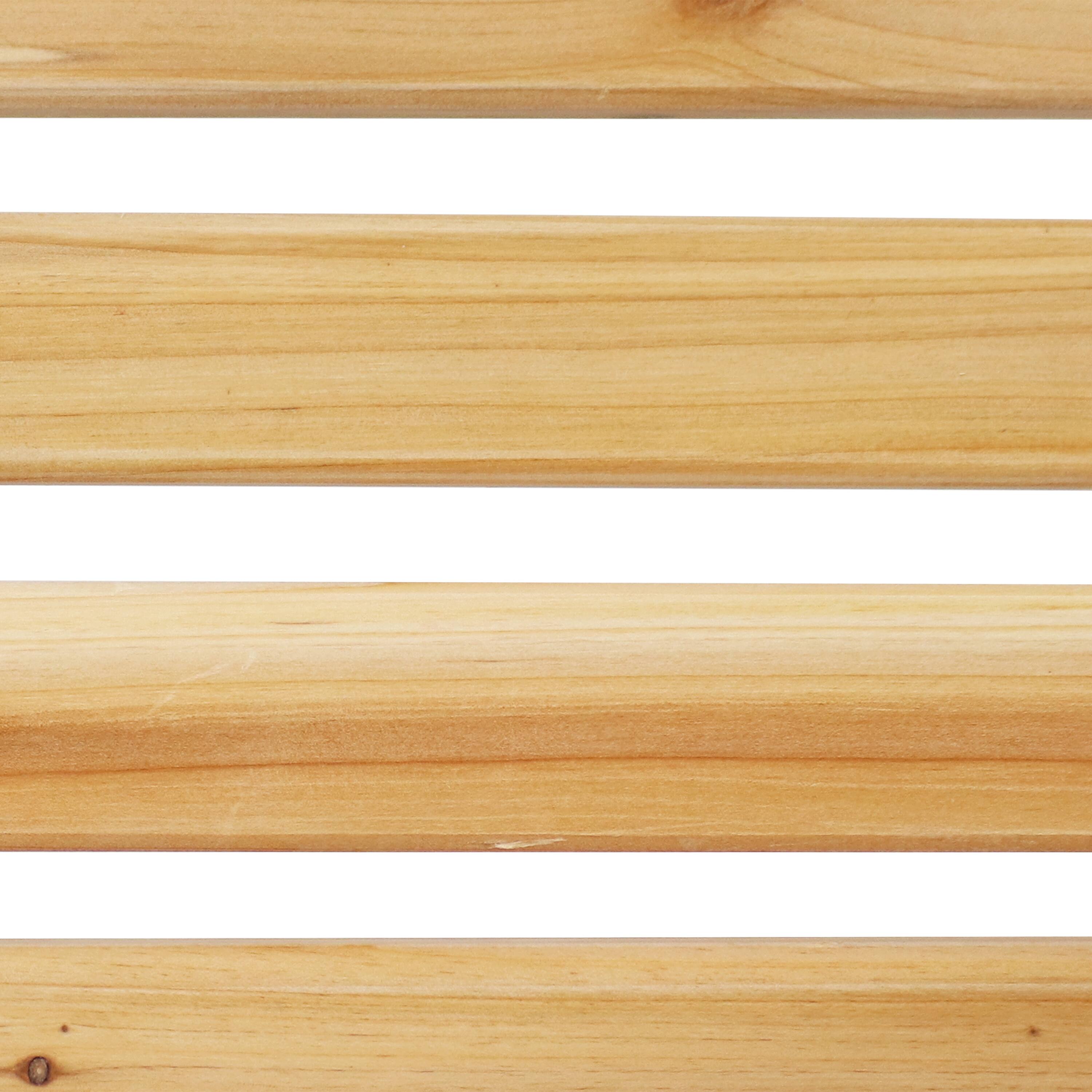 Alt View 4. Sunnydaze - 2-Person Wooden Porch Swing with Armrests/Chains - Traditional - Natural.