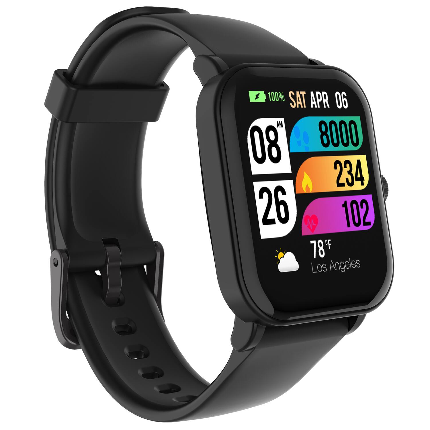 100% SAT APR 06 AM 08 8000 234 26 102 78F Los Angeles