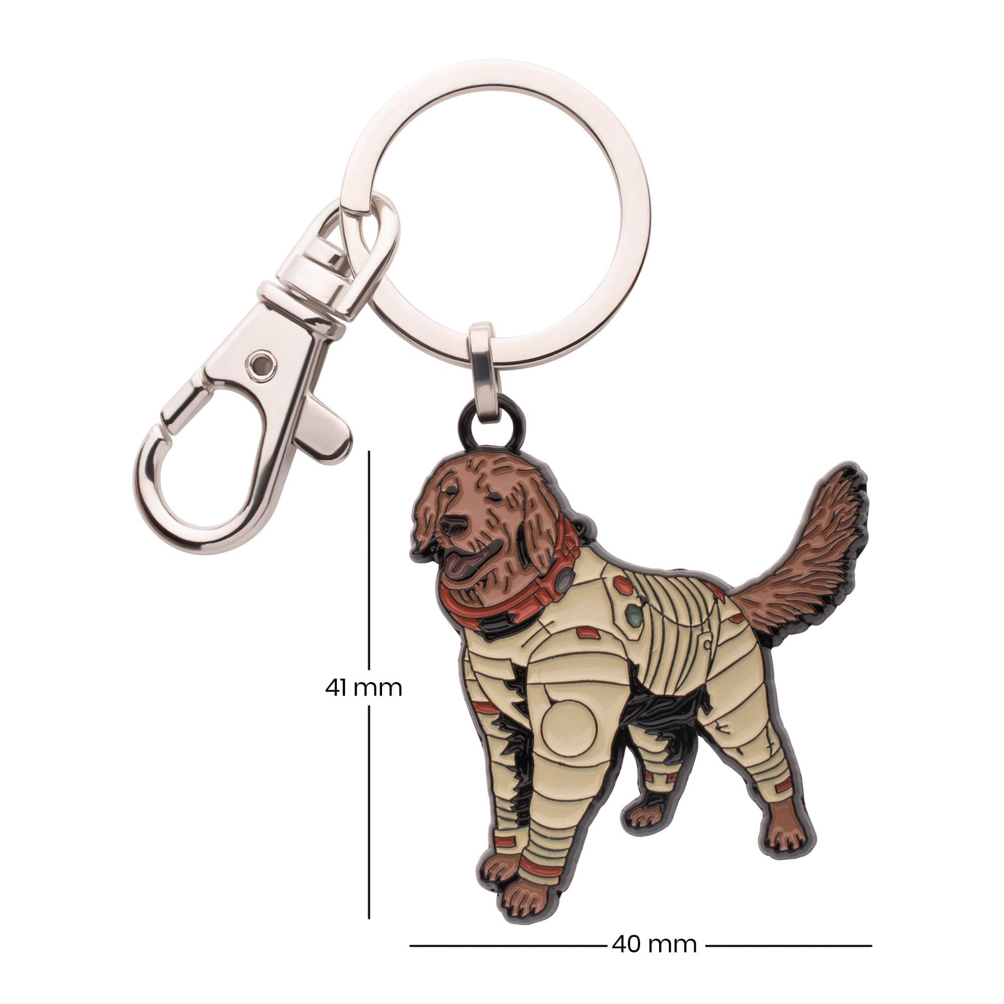 Alt View 2. Marvel - Marvel Guardians of the Galaxy 3 Cosmo Enamel Keychain - Brown.