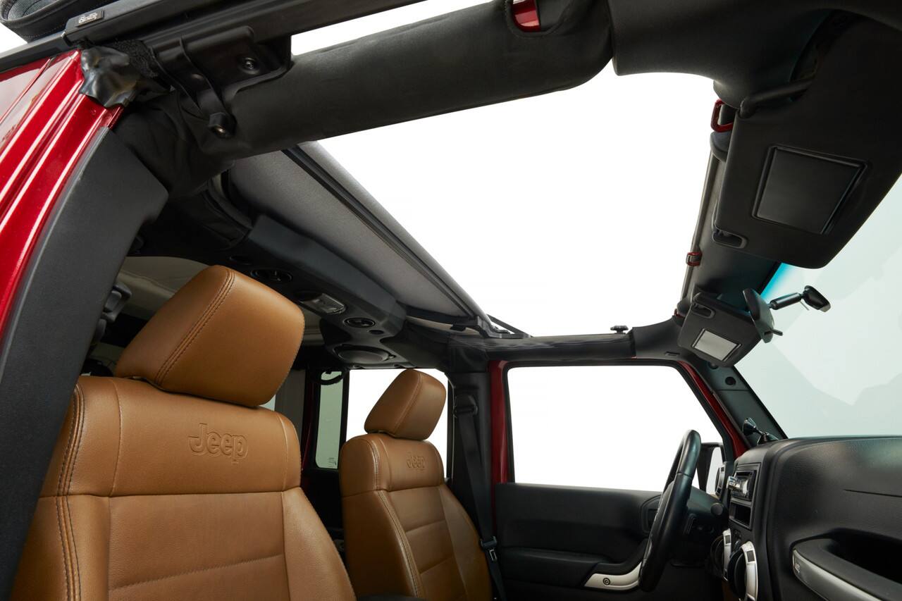 Alt View 6. Bestop - Sunrider for Hardtop - Jeep '07-18 Wrangler JK (Blk Diamond; 2-Door or 4-Door) - Black.
