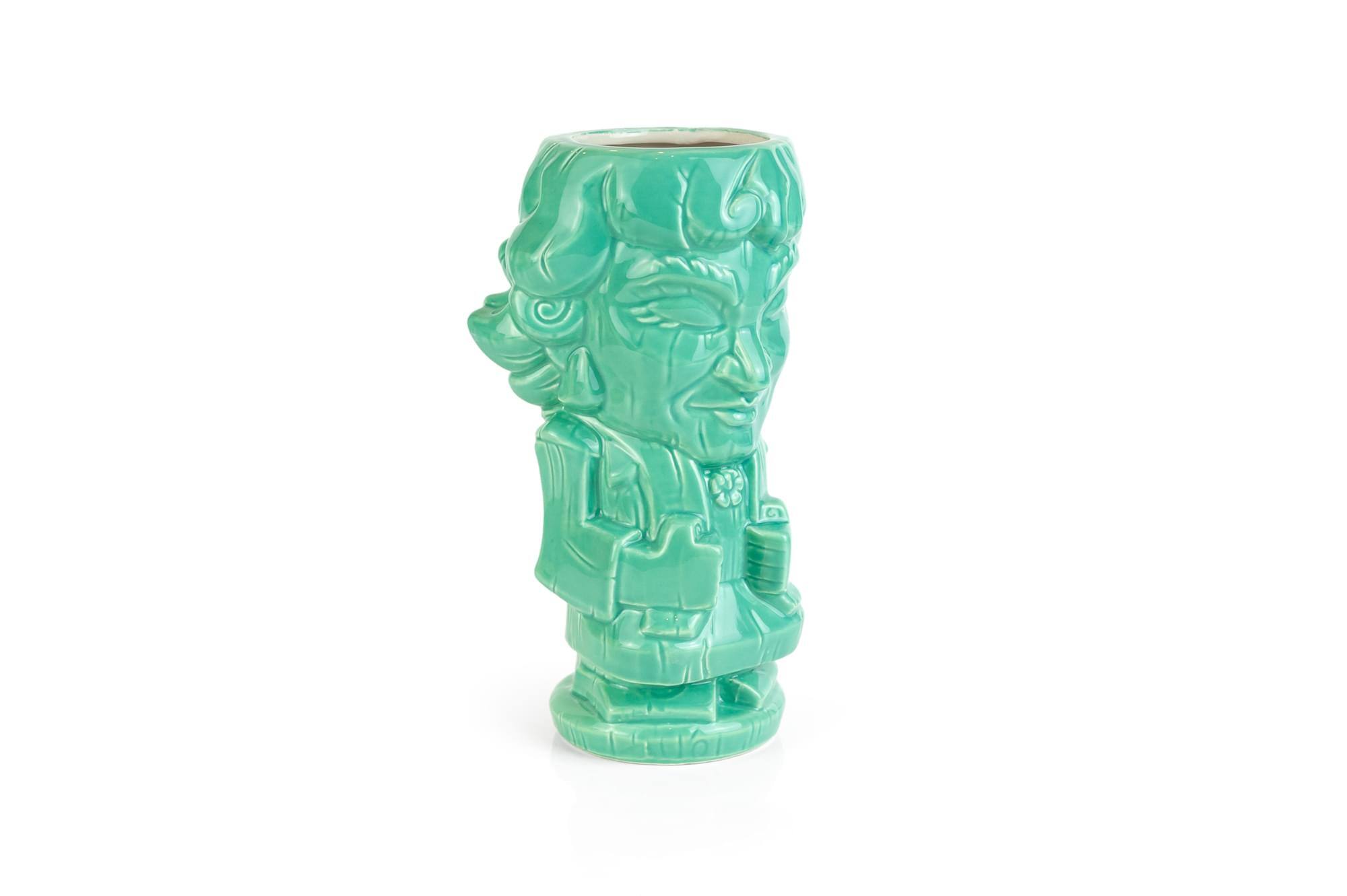 Alt View 1. ThinkGeek - Geeki Tikis The Golden Girls Dorothy Ceramic Tiki Style Mug | Holds 18 Ounces - Green.