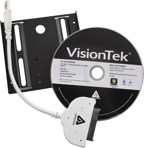  VisionTek - Solid State Drive Installation and File Transfer Kit - Black