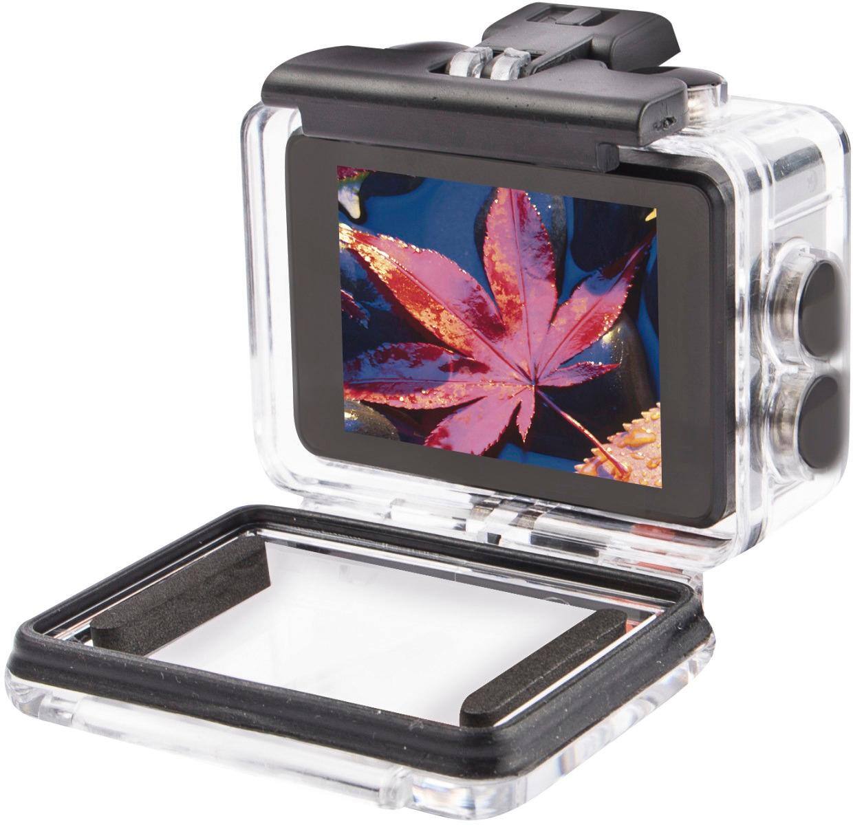 Back. Vivitar - 4K Action Camera with Remote - Black.